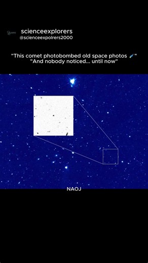"A Comet Photobombed NASA's Photos... For Years 🌠"#space #facts #nasa