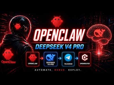 OpenClaw + DeepSeek V4 Pro + OpenRouter 🤯| Telegram Bot | Full Walk Through