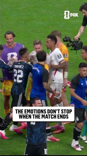 The intensity of a FIFA World Cup Semifinal continues after the final whistle is blown