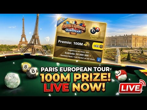 8 ball pool en vivo | París European Tour #8bp #8ballpool #ball #pool