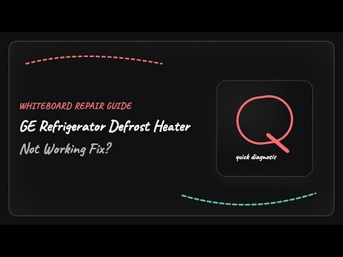 GE Refrigerator Defrost Heater Not Working Fix