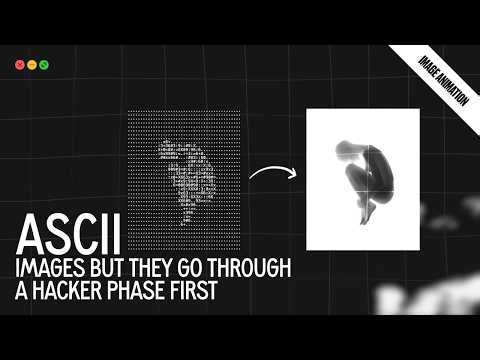 This Image Animation On Scroll Took Me Down An ASCII Rabbit Hole