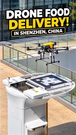Food Delivery Drones Are Taking Over Shenzhen! 🚁