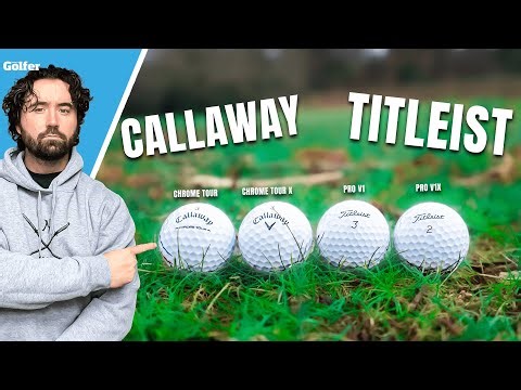 NEW 2026 Callaway Chrome Tour/x vs 2025 Titleist Pro V1/x Golf Balls