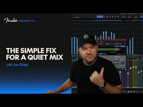 This is How to Fix Your Quiet Mix | Fender Studio