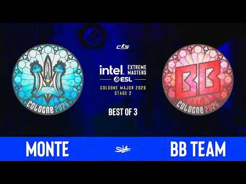 Monte vs. BB | BO3 | IEM Cologne Major 2026 Stage 2 | VOD | 🎙КРИВОЙ ЭФИР