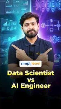Data Scientist vs AI Engineer: Key Differences | Roles, Skills, And Salary | #Shorts | #Simplilearn
