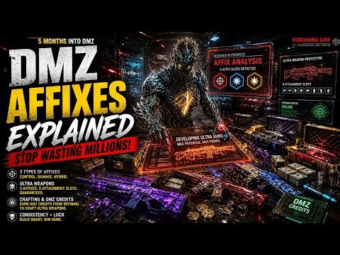 DMZ Affixes Explained FINALLY… (Stop Wasting Millions)