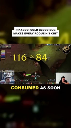 Pikaboo finds the WoW Forever Cold Blood bug: every Mutilate and auto attack crits