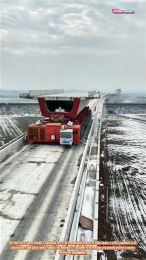 The Art of Bridge Beam Transportation for High-Speed Railways