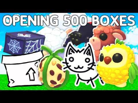 Hatching 500 Pet Boxes In Adopt Me!