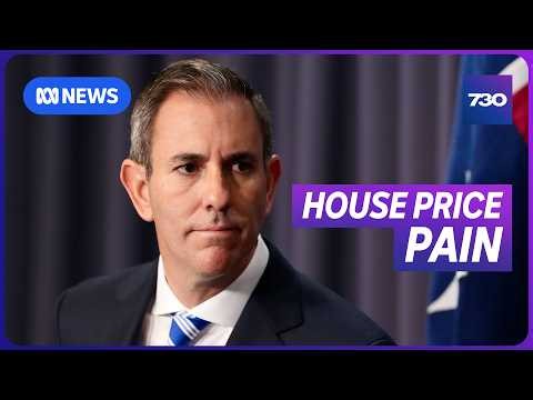 Government says falling house prices are no cause for alarm | 7.30