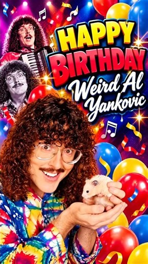 🎉 Weird Al Yankovic Turns 67! 🎂 The King of Musical Parody Is Celebrating! #Shorts