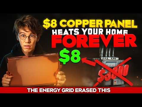 This $8 Copper Panel Heats Your Entire Home Indefinitely. Why Did the Energy Grid Erase This?