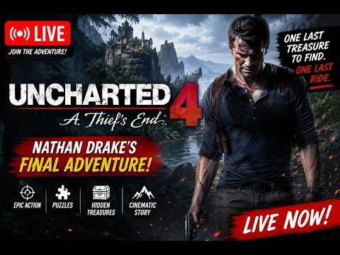 🔥 UNCHARTED 4 LIVE | Exploring New Devon 🏴‍☠️ Secrets, Danger & Lost Treasure Await! 🎮