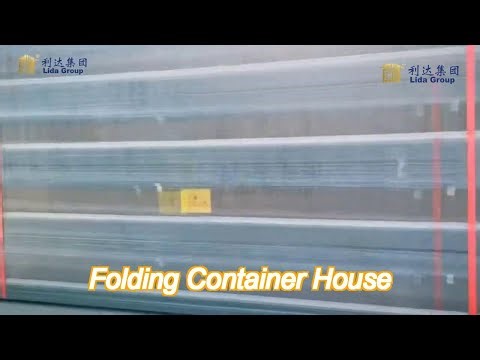 mining camp foldable container homes one stop service collapsible container house