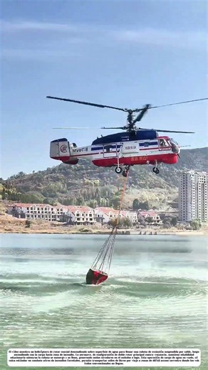 Carga el agua desde el aire: El rotor que el fuego no espera