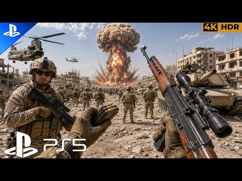 (PS5) MIDDLE EAST WAR TURNS NUKE | REALISTIC ULTRA GRAPHIC GAMEPLAY [4K60FPS HDR] | Call of Duty MW