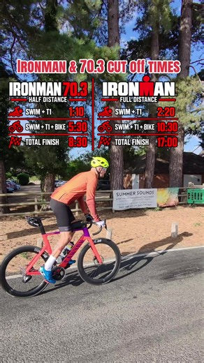 IRONMAN Cut-Off Times: 70.3 and Full IRONMAN Limits