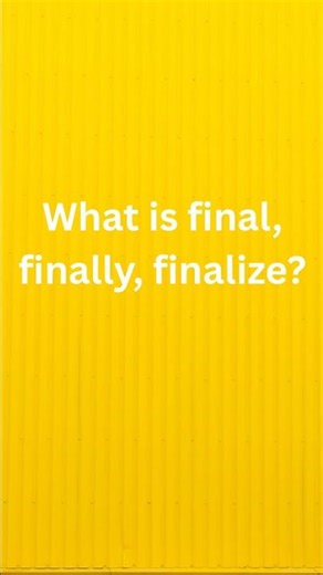 Final, Finaly,Finalize in Java