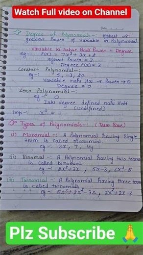 Class 10 Maths Chapter 2 Polynomials Introduction | Basic Concepts Explained