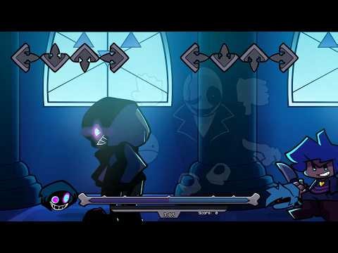 FNF VS DUSTTALE SANS - Anthropophobia Erect Playable | Friday Night Funkin' x Undertale
