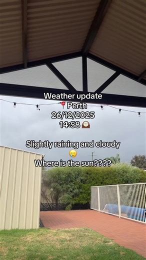 Weather Update: Rainy Summer Day in Perth, Australia