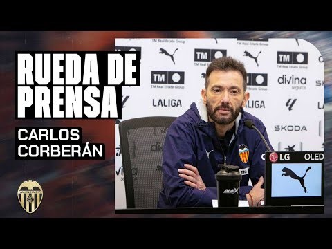 RUEDA DE PRENSA DE CARLOS CORBERÁN PREVIA AL RC CELTA DE VIGO - VALENCIA CF