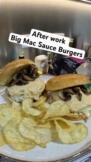 After Work Smash Burgers & Big Mac Sauce | No Talking POV Cooking