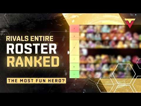 COMPLETE Rivals Hero Tierlist - Ranking the FULL ROSTER from Most Fun to Least Fun