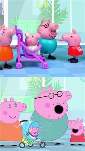 Tales VS Toys: George Pig And Evie Go New Clothes Shopping For Daddy Pig #georgepig #toys #toyplay