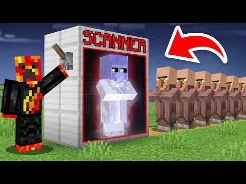 I Made a SCANNER To Find the SCARY VILLAGER