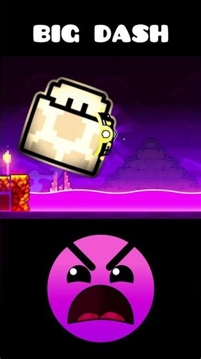 Big Dash DESTROYED me #geometrydash #gd