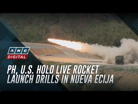PH, US troops conduct live fire exercises in Nueva Ecija with Himars rocket launcher | ANC