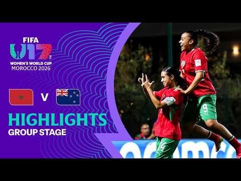 Morocco vs New Zealand Highlights | FIFA U-17 Women's World Cup 2026™