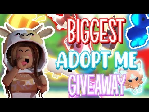 GIVEAWAY! 🎁 Getting FREE PETS in ADOPT ME! 🐲 (Real) 🔴 Roblox Live #roblox #adoptme #giveawaypets