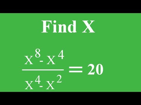 This Exponential Problem will blow your mind/How to find X?