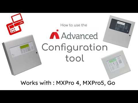 How to setup an mxpro4 or mxpro5 system in the advanced config tool
