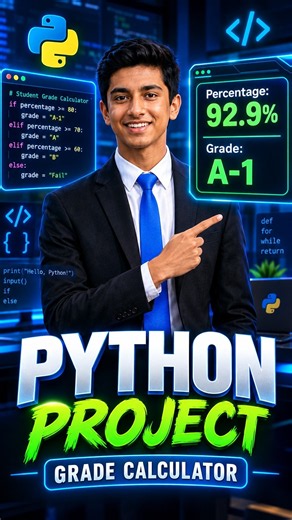Build a Student Grade Calculator in Python | Beginner Python Project