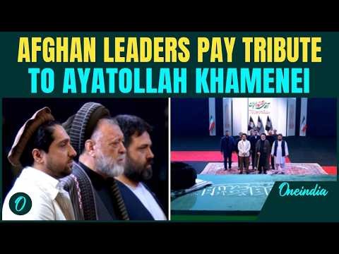 Khamenei Funeral BREAKING: Afghan leader Ahmad Massoud BOWS Before Khamenei, Pays tribute