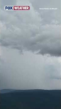 Panoramic view of rain falling in Alabama