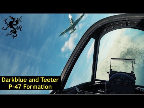 A Full P-47 Combat Sortie with DarkBlue and Teeter| DCS World