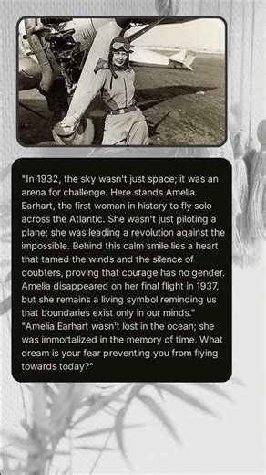 Amelia Earhart The Woman Who Conquered the Atlantic in 1932! ✈️🌊