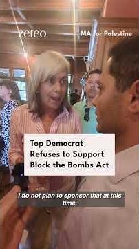 Top Democrat Refuses to Support Block the Bombs Act