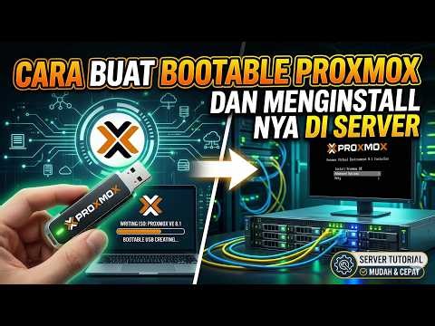 Cara Install Proxmox VE di PC/Laptop Pake FlashDisk