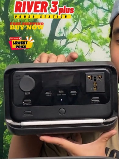 EcoFlow River 3 Plus Portable Power Station — Stay Ready for Rainy Season