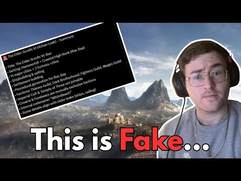This Elder Scrolls 6 Leak Sounds Convincing… That’s the Problem