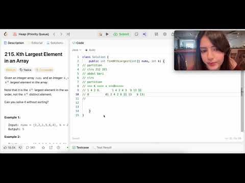 215. Kth Largest Element in an Array - açıklamayı okuyunuz