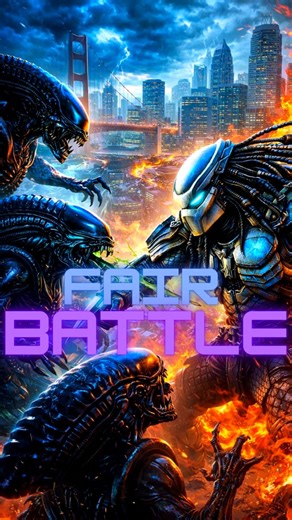 3 Aliens vs 1 Predator – Is That a Fair Fight? #shorts