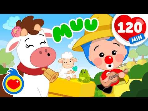 La Vaca Lola Y Su Familia 🐮🐥🚜 Y Más Canciones Infantiles Sobre la Granja (120 Min) | Plim Plim